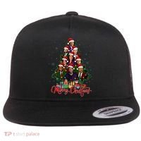 Trump Christmas Tree Dream Team Daddys Home 45 47 Flat Bill Trucker Hat thumb 0
