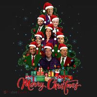 Trump Christmas Tree Dream Team Daddys Home 45 47 Flat Bill Trucker Hat thumb 2