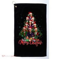 Trump Christmas Tree Dream Team Daddys Home 45 47 Golf Towel thumb 0