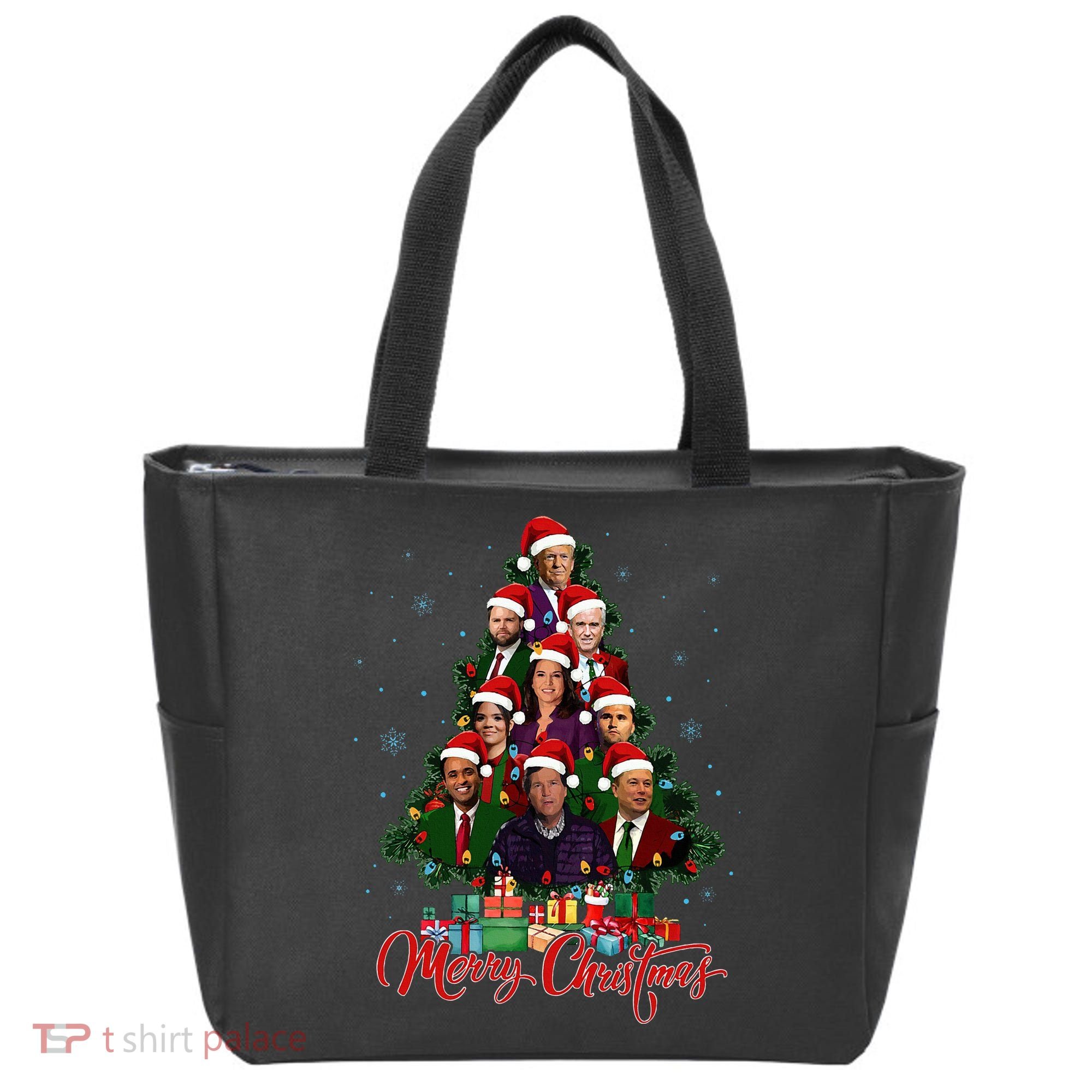 Trump Christmas Tree Dream Team Daddys Home 45 47 Tote Bag