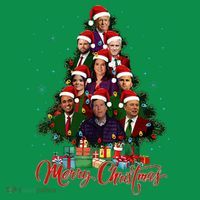 Trump Christmas Tree Dream Team Daddys Home 45 47 Hoodie thumb 2