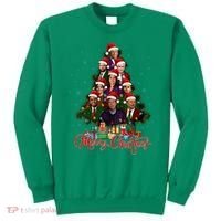 Trump Christmas Tree Dream Team Daddys Home 45 47 Sweatshirt thumb 0