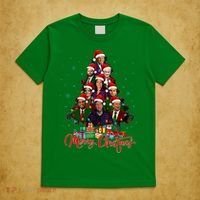 Trump Christmas Tree Dream Team Daddys Home 45 47 T-Shirt thumb 5