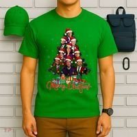Trump Christmas Tree Dream Team Daddys Home 45 47 T-Shirt thumb 6