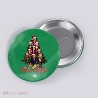 Trump Christmas Tree Dream Team Daddys Home 45 47 Button thumb 0