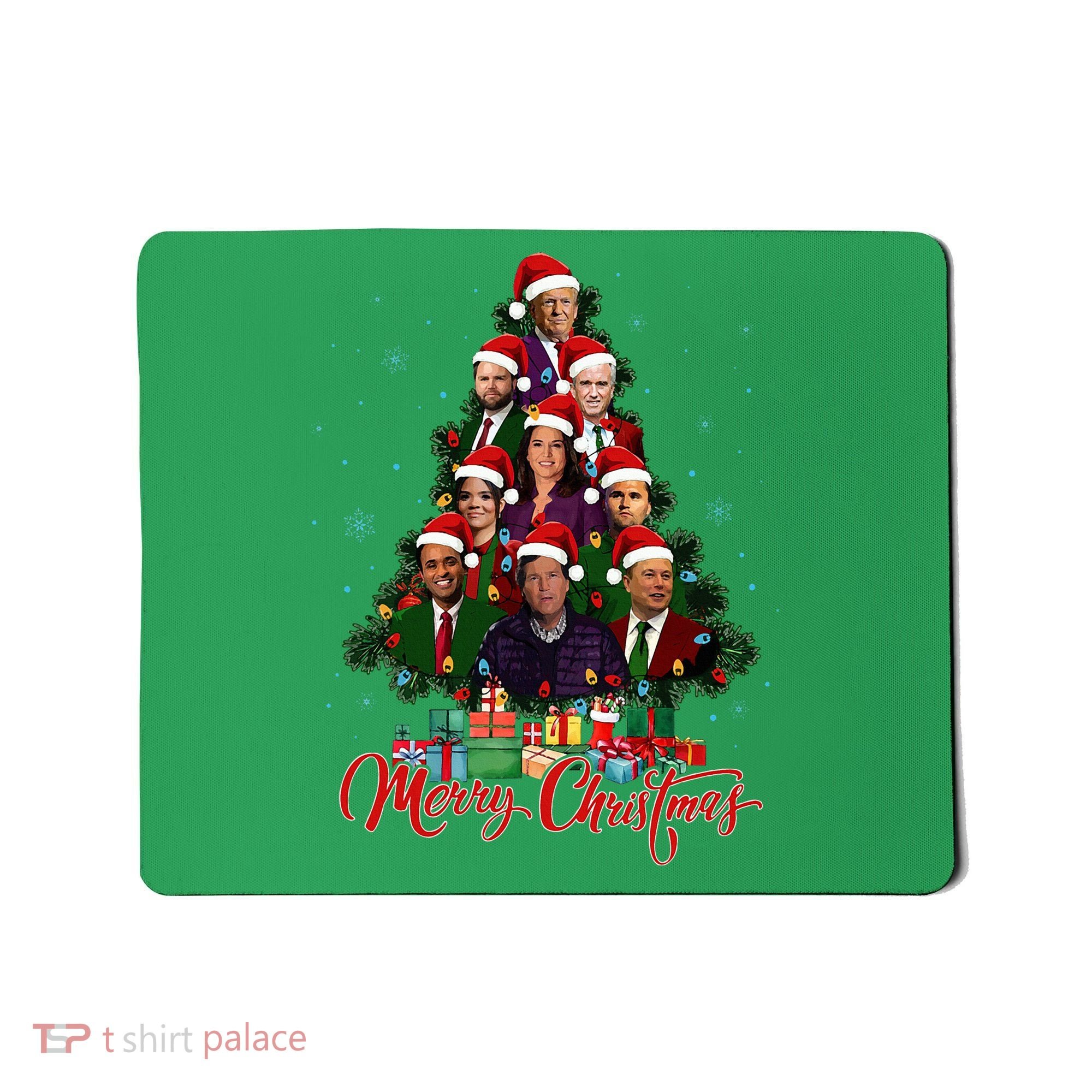 Trump Christmas Tree Dream Team Daddys Home 45 47 Mousepad