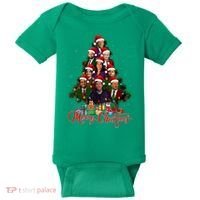 Trump Christmas Tree Dream Team Daddys Home 45 47 Baby Bodysuit thumb 0