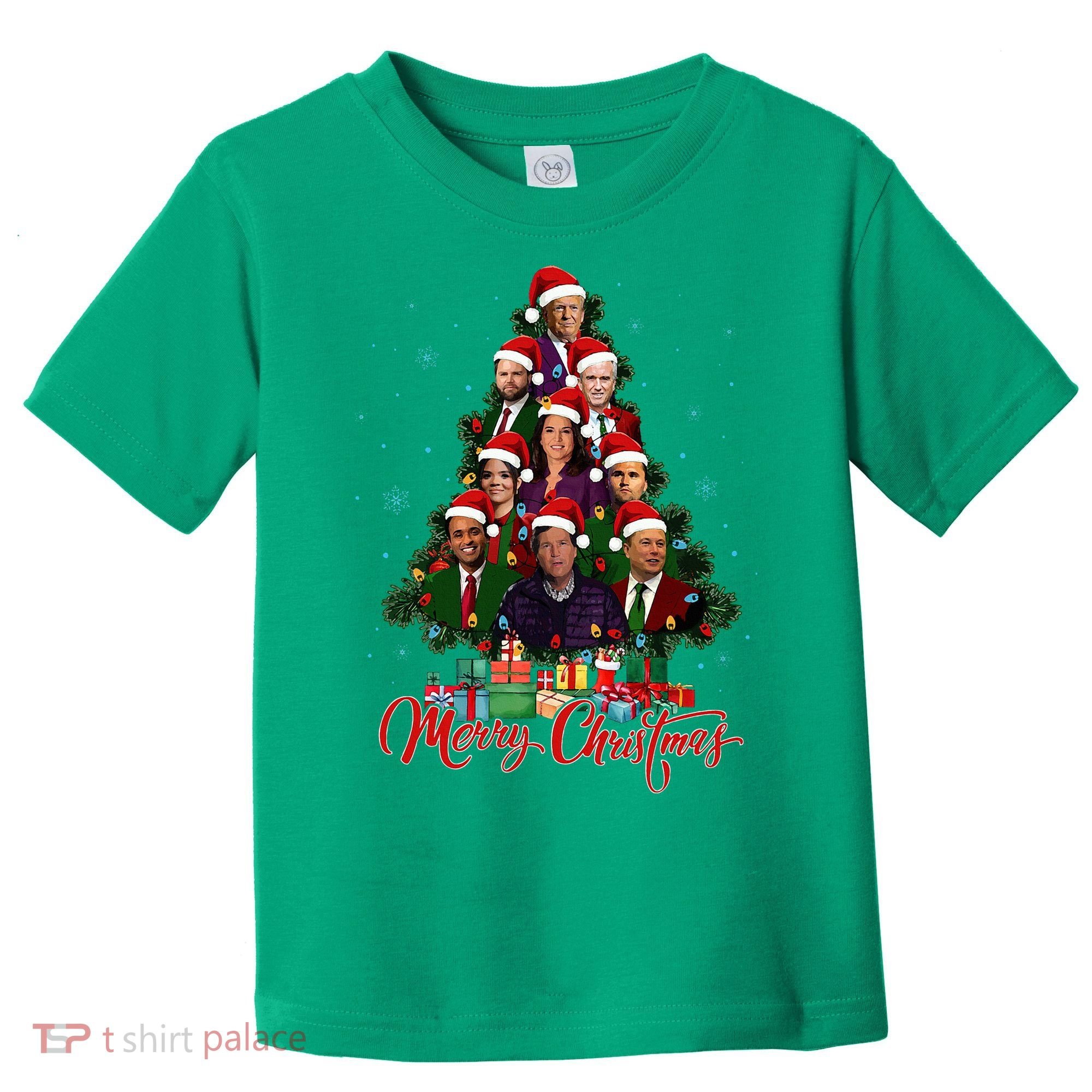 Trump Christmas Tree Dream Team Daddys Home 45 47 Toddler T-Shirt
