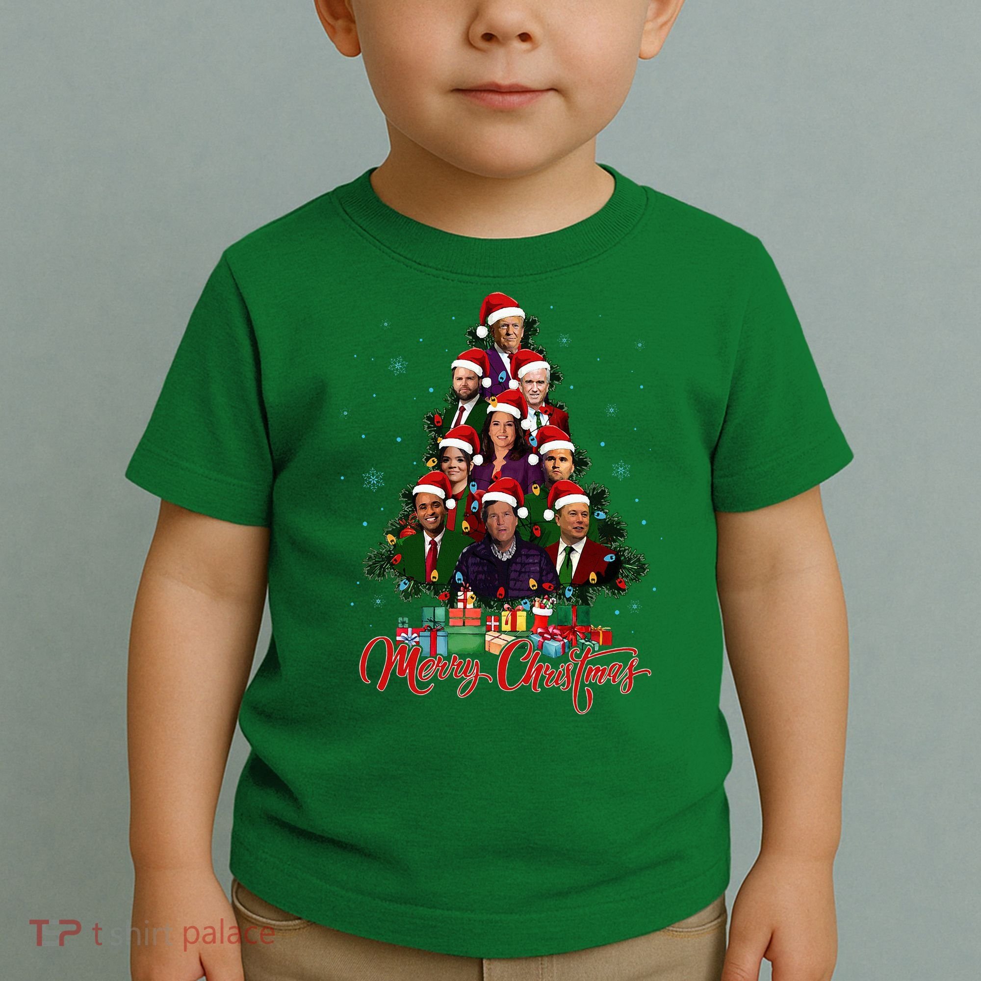 Trump Christmas Tree Dream Team Daddys Home 45 47 Toddler T-Shirt