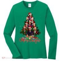 Trump Christmas Tree Dream Team Daddys Home 45 47 Women's Long Sleeve Shirt thumb 0