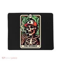 Tarot Card The Stoner Weed Lover Skeleton Cannabis 420 Mousepad thumb 0