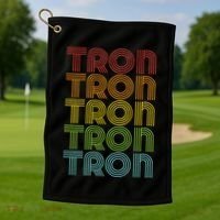 Tron Crypto Golf Towel thumb 1