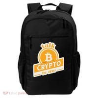 Talk Crypto To Me Bitcoin Backpack thumb 0