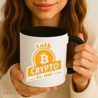 Talk Crypto To Me Bitcoin Coffee Mug thumb 3