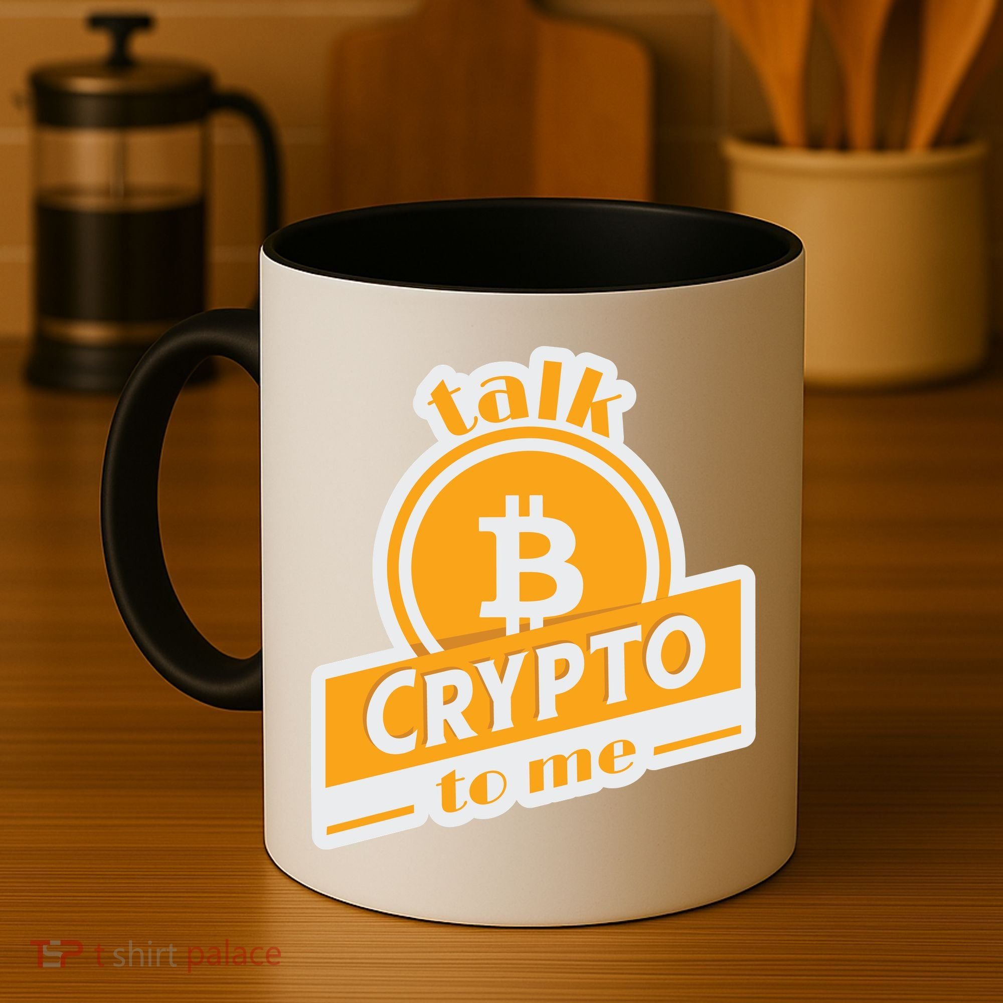 Talk Crypto To Me Bitcoin Coffee Mug