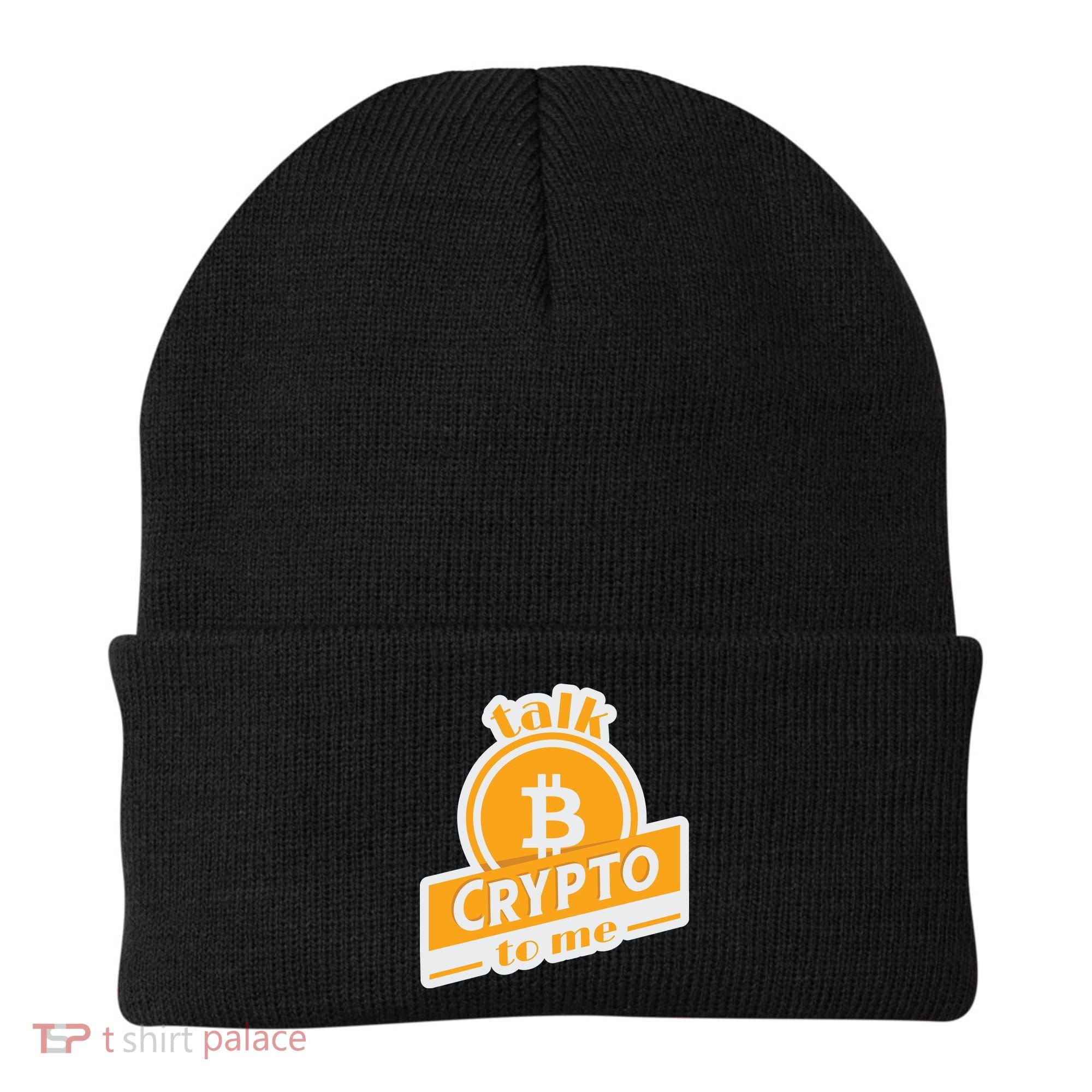 Talk Crypto To Me Bitcoin Beanie