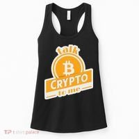 Talk Crypto To Me Bitcoin Women's Tank Top thumb 0