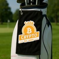Talk Crypto To Me Bitcoin Golf Towel thumb 2