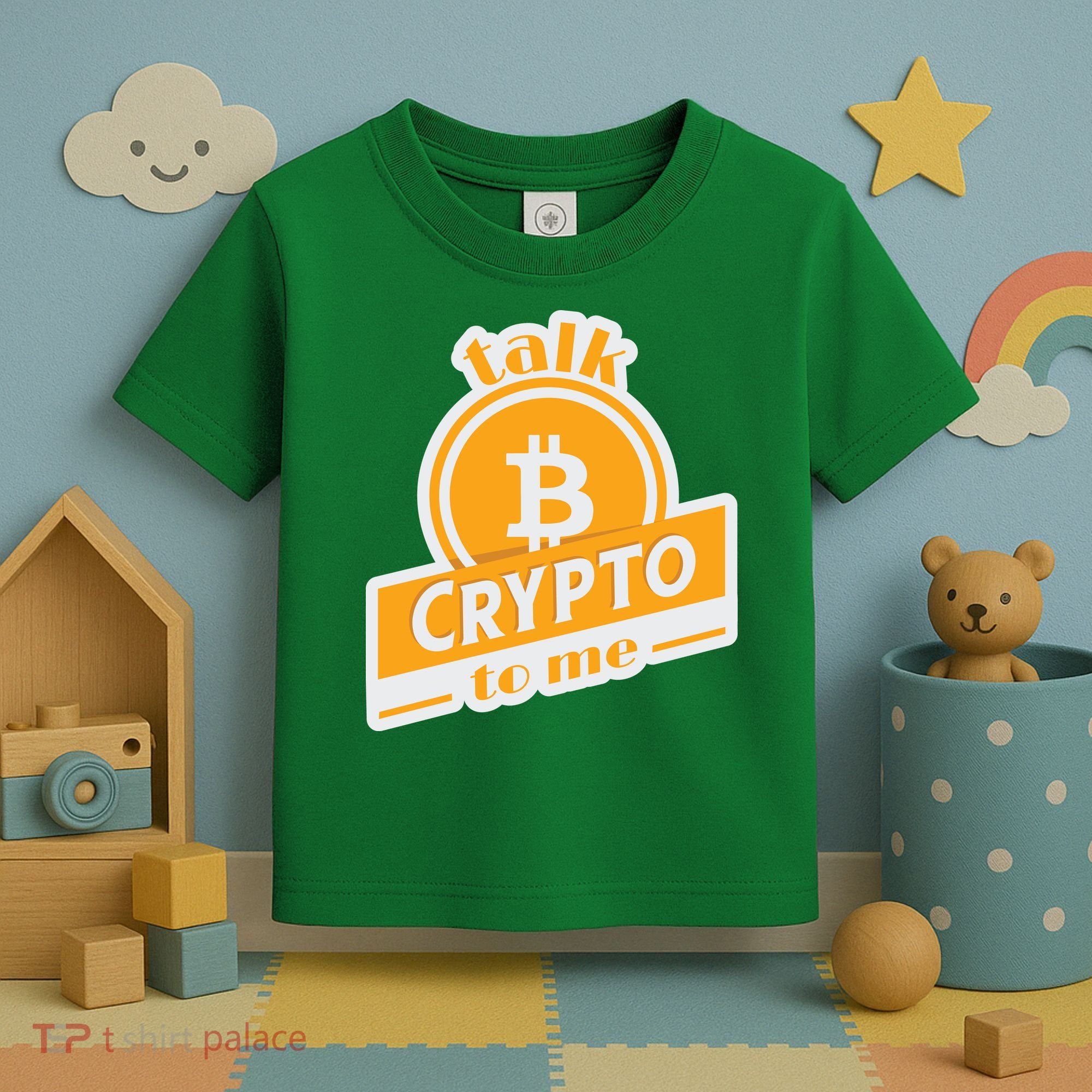 Talk Crypto To Me Bitcoin Toddler T-Shirt