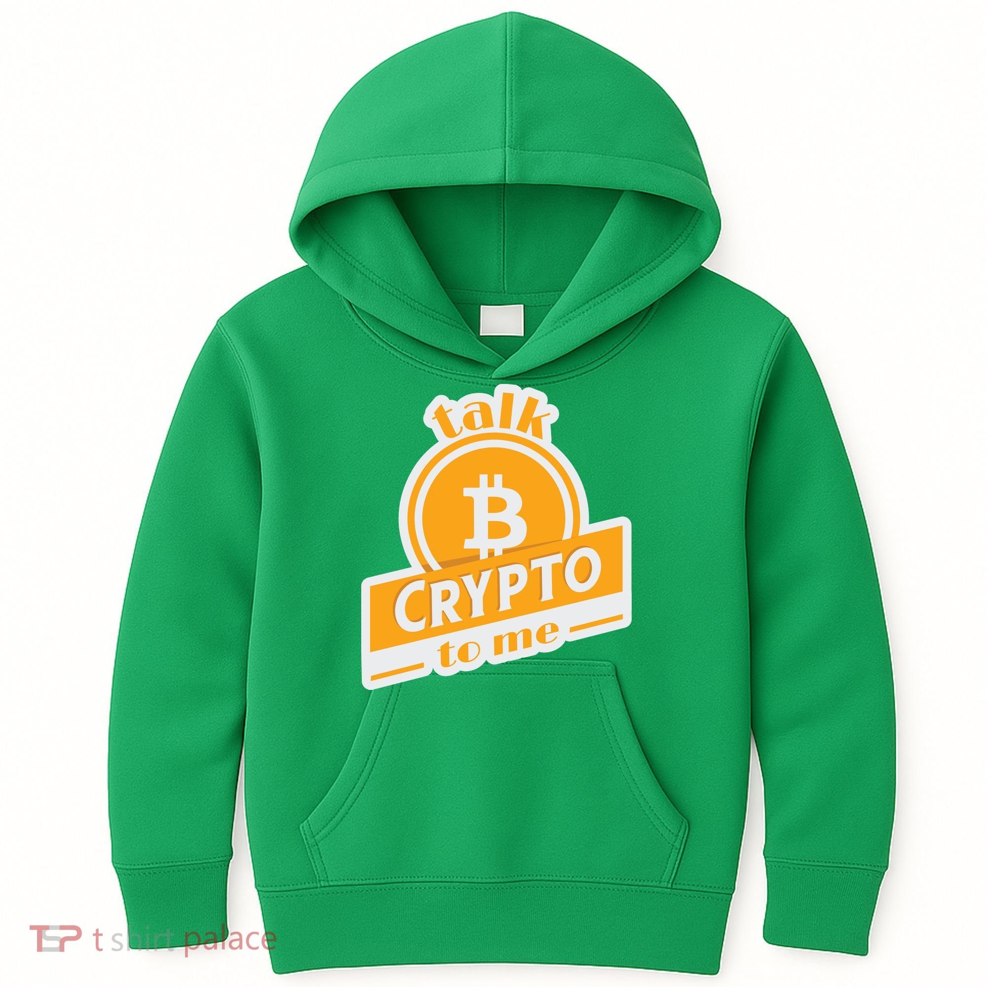 Talk Crypto To Me Bitcoin Kids Hoodie