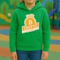 Talk Crypto To Me Bitcoin Kids Hoodie thumb 3