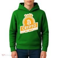 Talk Crypto To Me Bitcoin Kids Hoodie thumb 4