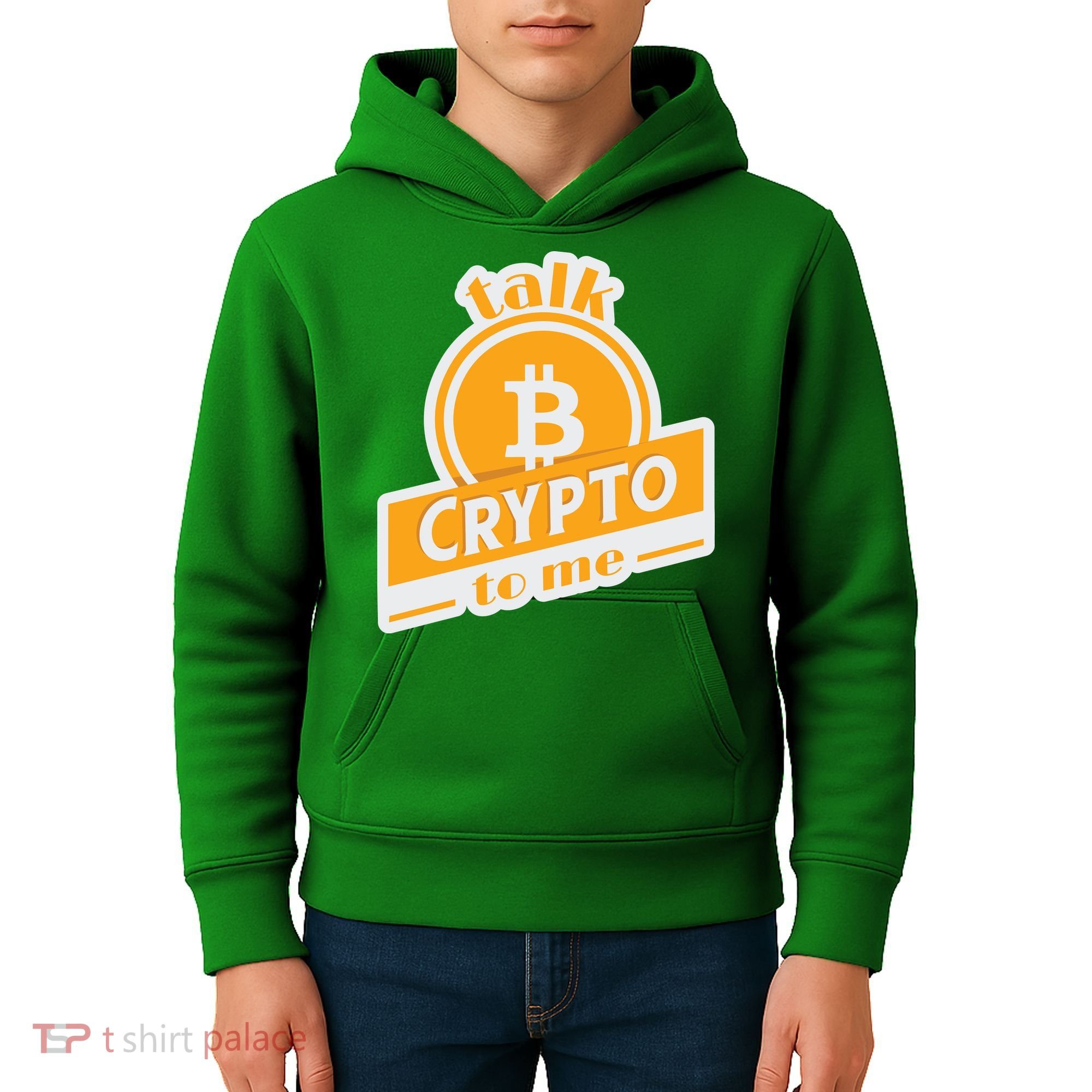 Talk Crypto To Me Bitcoin Kids Hoodie