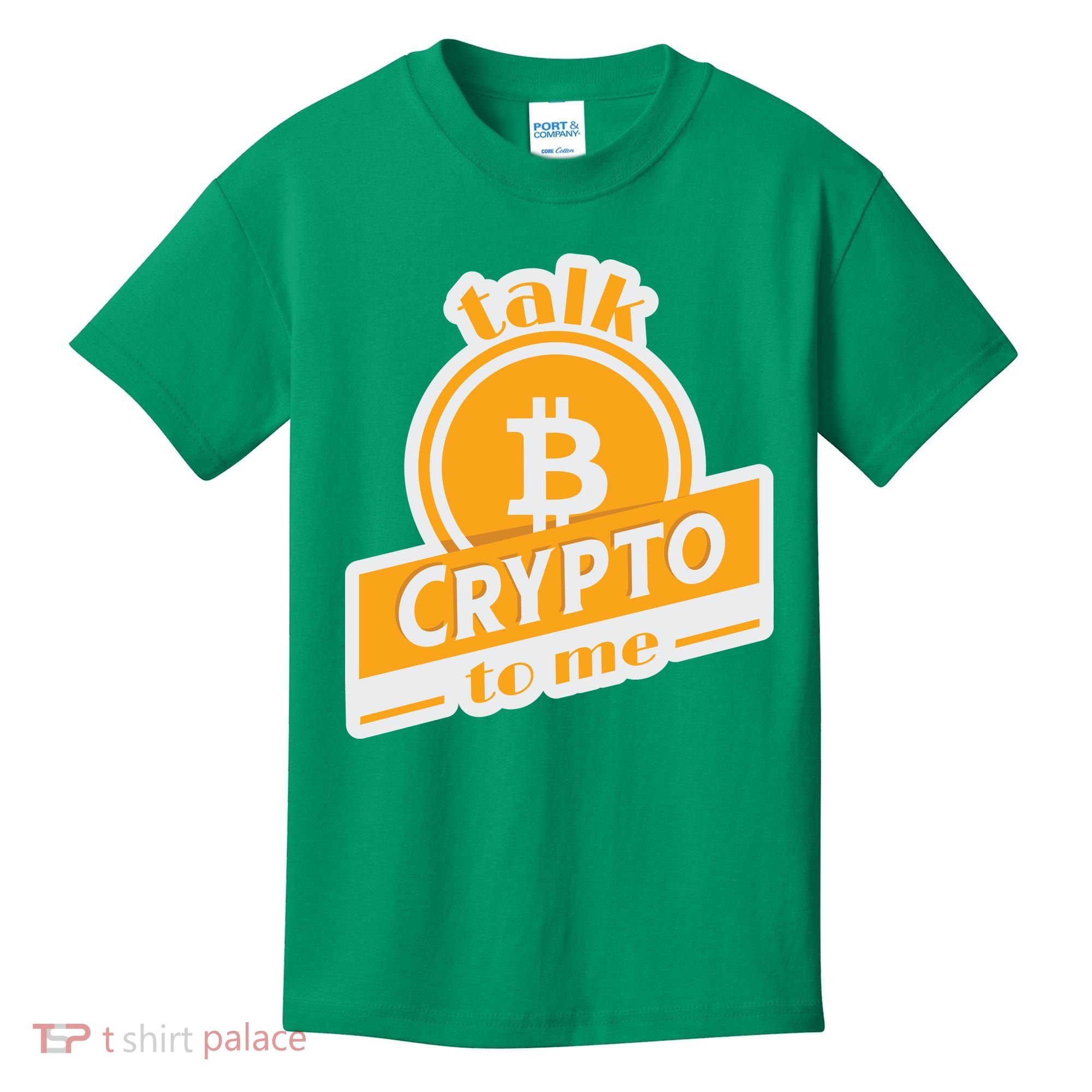 Talk Crypto To Me Bitcoin Kids T-Shirt