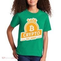 Talk Crypto To Me Bitcoin Kids T-Shirt thumb 2