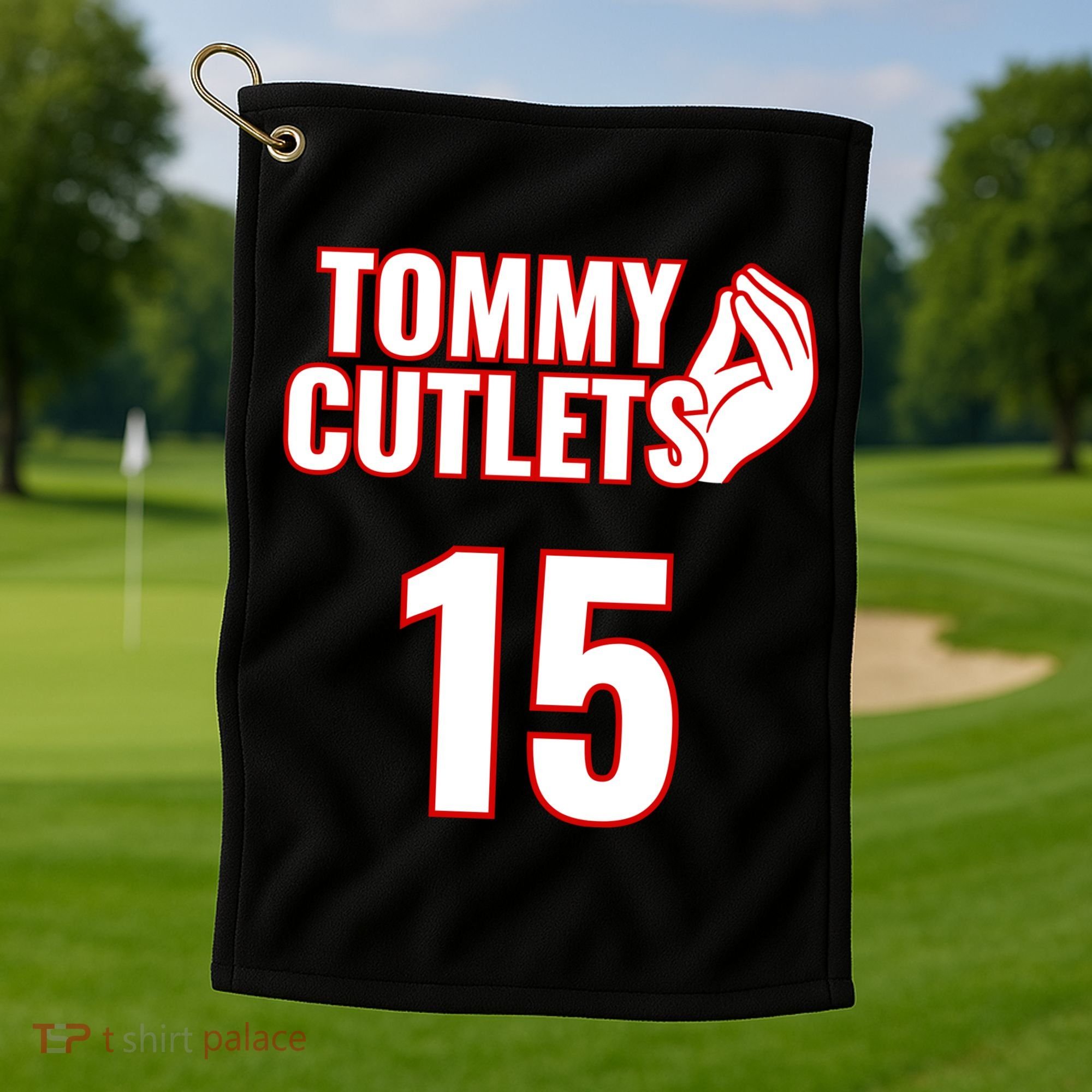Tommy Cutlets Golf Towel