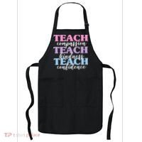 Teach Compassion Teach Kindness Teach Confidence Apron thumb 0