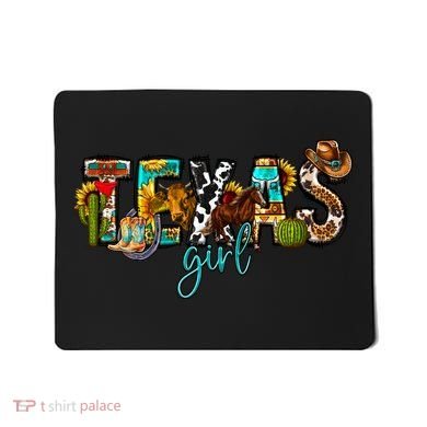 Texas Cowgirl Mousepad