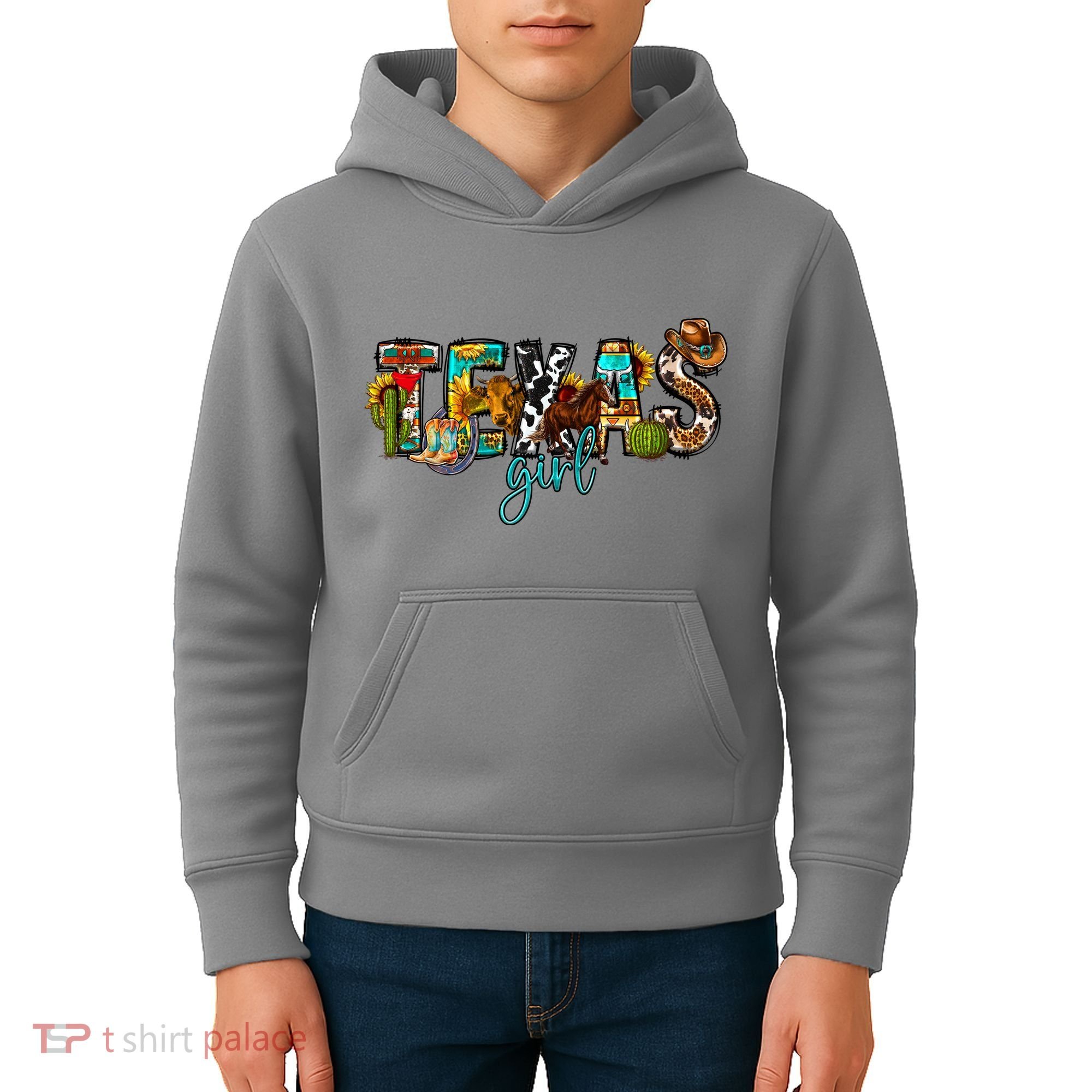 Texas Cowgirl Kids Hoodie