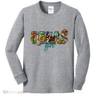 Texas Cowgirl Kids Long Sleeve Shirt thumb 0