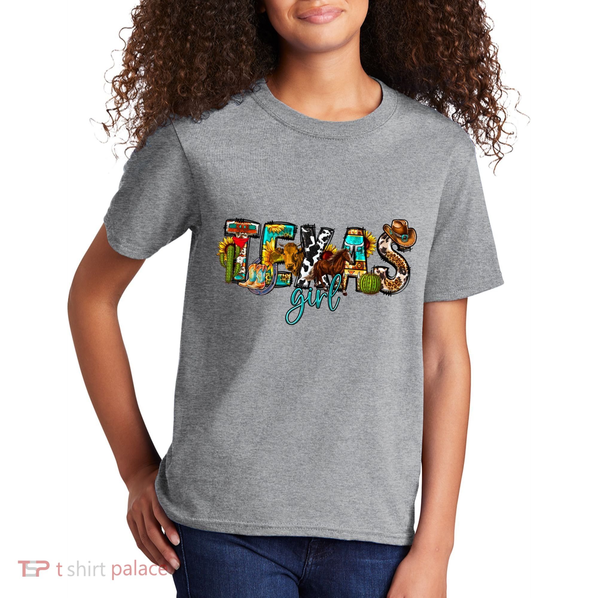 Texas Cowgirl Kids T-Shirt