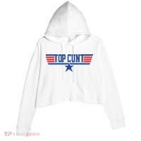 Top Cunt Crop Fleece Hoodie thumb 0