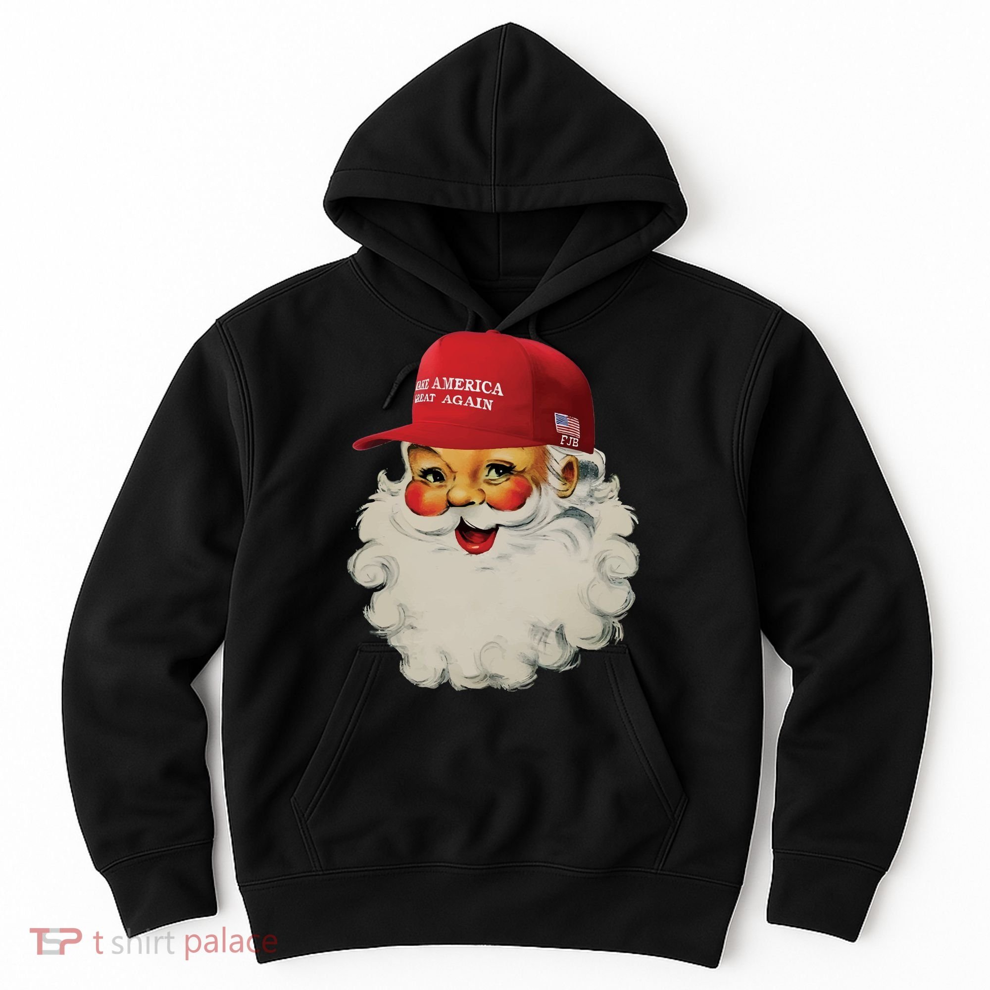 Trump Christmas Trump Maga Santa Hoodie