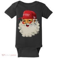 Trump Christmas Trump Maga Santa Baby Bodysuit thumb 0