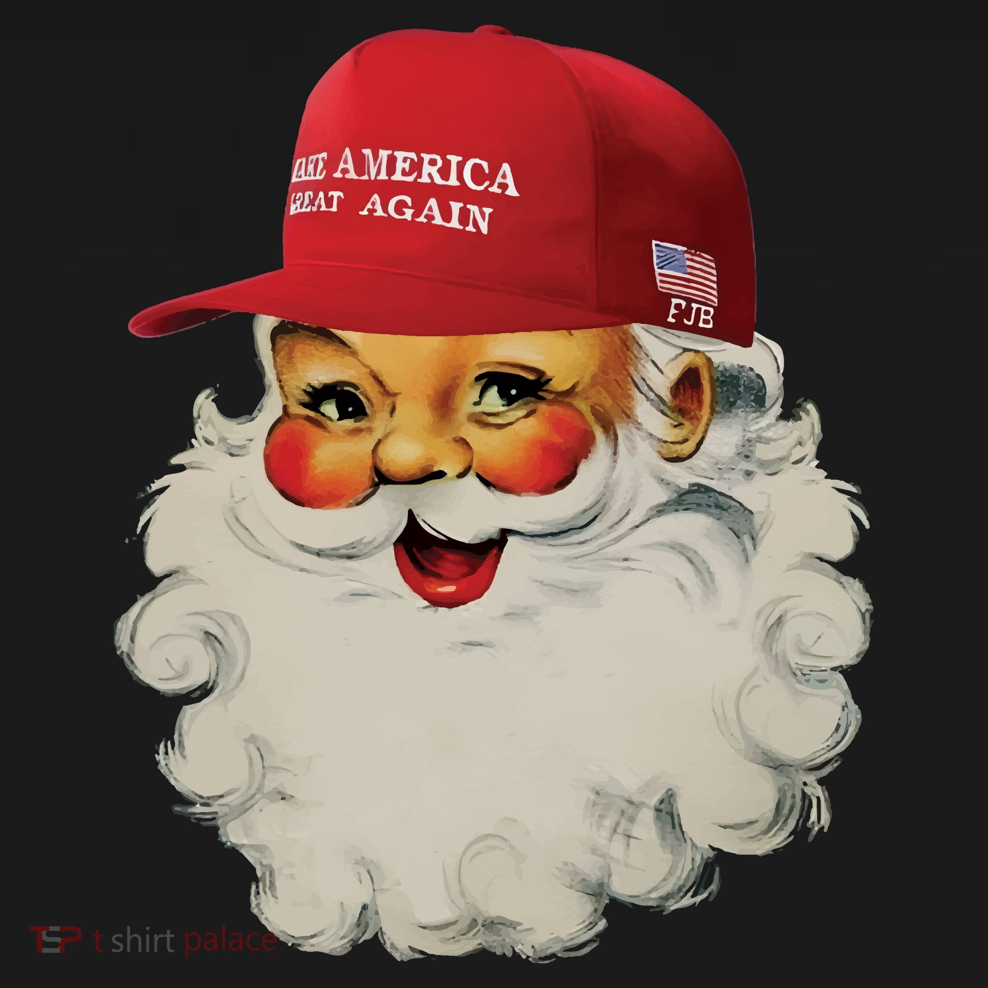Trump Christmas Trump Maga Santa Visor