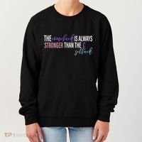 Thyroid Cancer The Comeback Is Always Stronger Than The Setback Women's Sweatshirt thumb 0