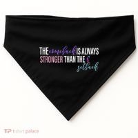 Thyroid Cancer The Comeback Is Always Stronger Than The Setback USA-Made Doggie Bandana thumb 0