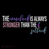 Thyroid Cancer The Comeback Is Always Stronger Than The Setback Women's Hoodie thumb 2