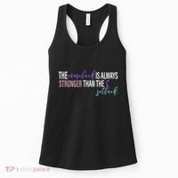 Thyroid Cancer The Comeback Is Always Stronger Than The Setback Women's Tank Top thumb 0