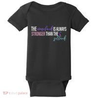 Thyroid Cancer The Comeback Is Always Stronger Than The Setback Baby Bodysuit thumb 0