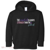 Thyroid Cancer The Comeback Is Always Stronger Than The Setback Toddler Hoodie thumb 0