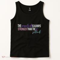 Thyroid Cancer The Comeback Is Always Stronger Than The Setback Tank Top thumb 2