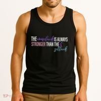 Thyroid Cancer The Comeback Is Always Stronger Than The Setback Tank Top thumb 3
