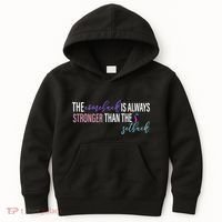 Thyroid Cancer The Comeback Is Always Stronger Than The Setback Kids Hoodie thumb 0