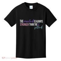 Thyroid Cancer The Comeback Is Always Stronger Than The Setback Kids T-Shirt thumb 0