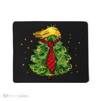 Trump Christmas Usa Funny Trump Hair Tree Mousepad thumb 0